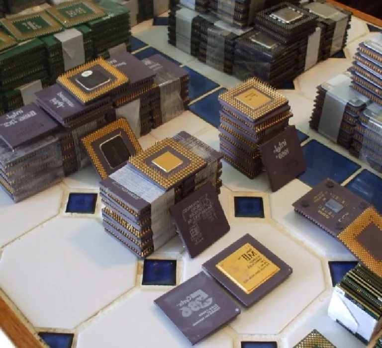Cpu Ceramic Processor Scrap Gold Recovery