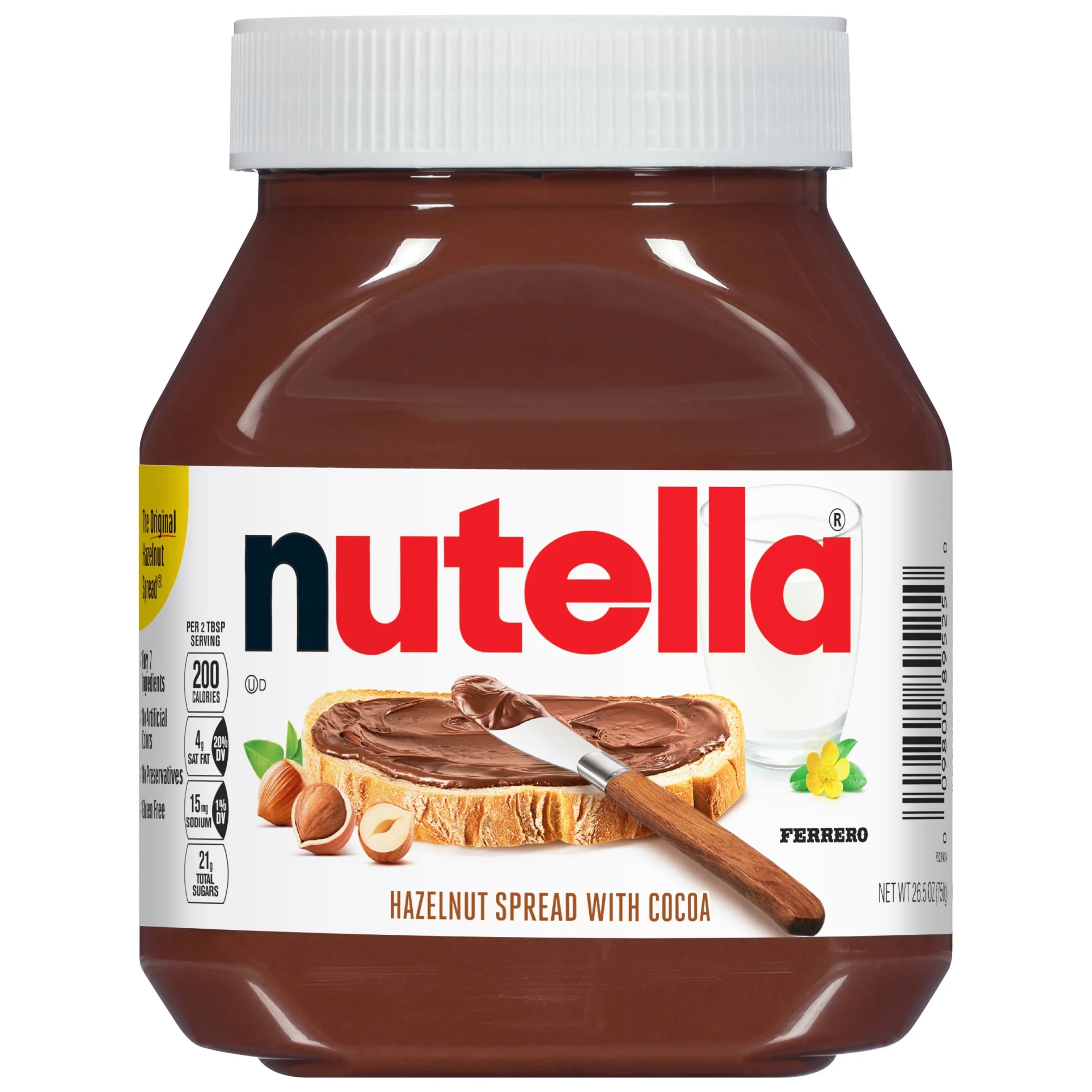 Nutella Hazelnut Spread with Cocoa